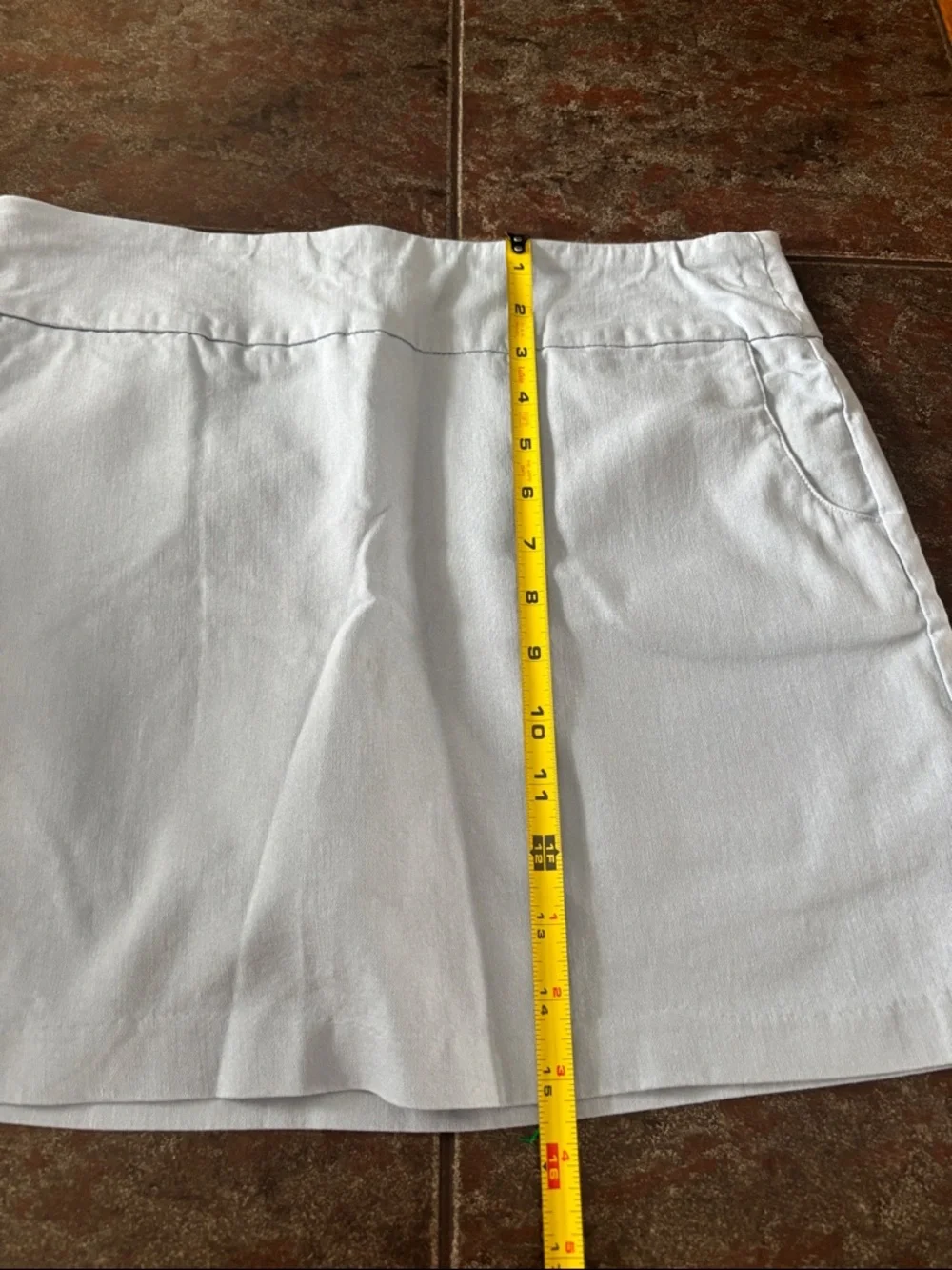 Zac & Rachel Petite Pale Blue Skirt/ Skort - Picture 7 of 7